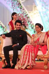 Hero Aadi Wedding Reception Photos